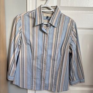 Tommy Jeans Striped Button-Up Shirt